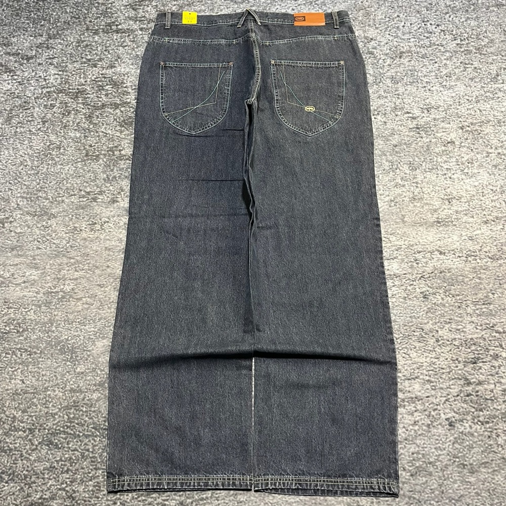 NWT Vintage Ecko‎ UNLTD Jeans Mens 40x34 Blue Baggy Wide Leg Hip-Hop Skater